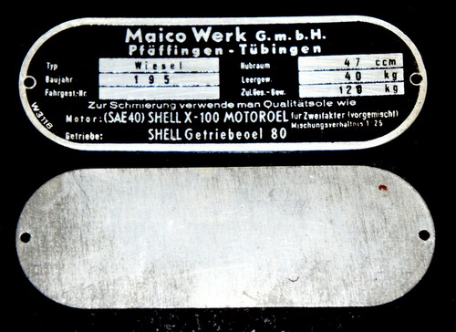 Blank sign maico - blank, pfäffingen