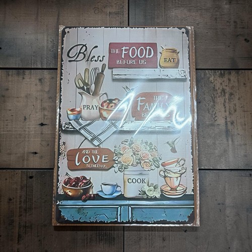 Vintage kitchen metal sign - kitchen,