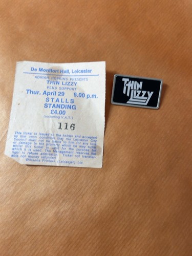 Thin lizzy original - ticket, de