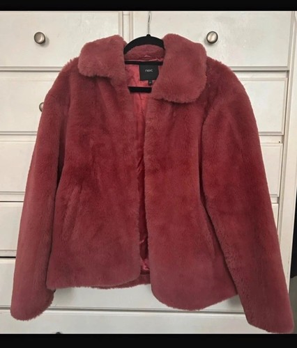 Next pink faux fur short - pink,