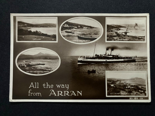 Steamer views isle - &,