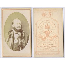 CDV Photo Gentleman in Ceremonial Robes Carte de Visite by London Stereoscopic