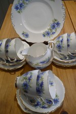 Vintage colclough cornflower - vintage,