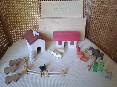 Wooden farm set - farm,