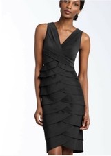 Adrianna Papell Black Midi