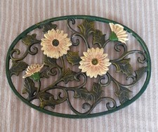 Vintage Large Oval Cast Iron