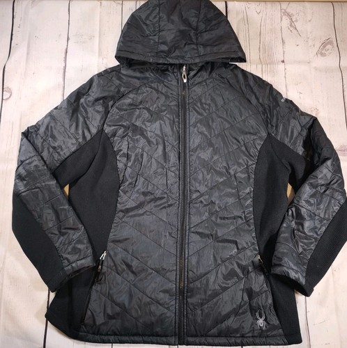 Spyder mens black quilted - spyder,