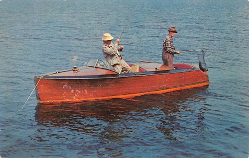 G3585 wooden speed boat - g3585,