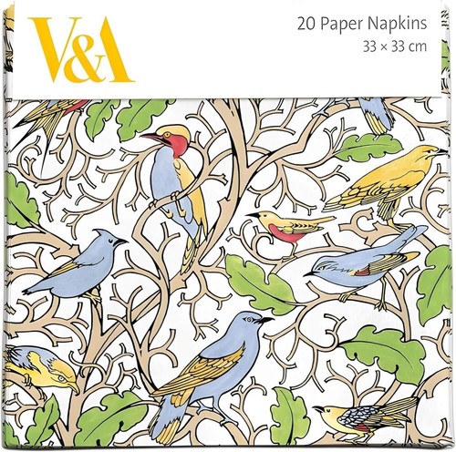Voysey birds napkins museum - voysey,