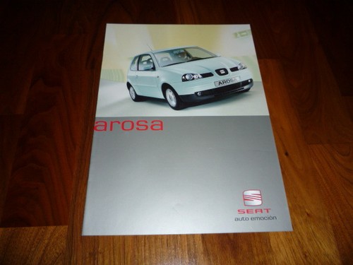 Seat arosa brochure - arosa, 06/2001