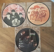 The Beatles 7" Vinyl Picture Disc Singles