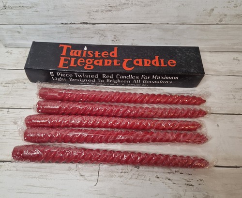 Set vintage red twisted - set, 5