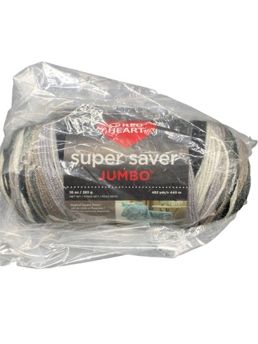 Red heart super saver jumbo - red,
