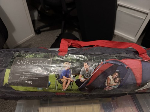 Man tent with porch - man,