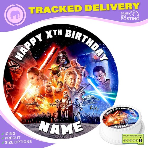 Star wars cake - wars, topper