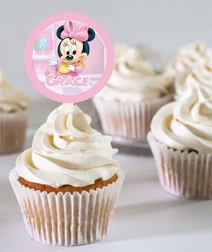 Minnie mouse cupcake - mouse, toppers