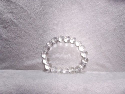 Clear crystal beaded stretch - clear,