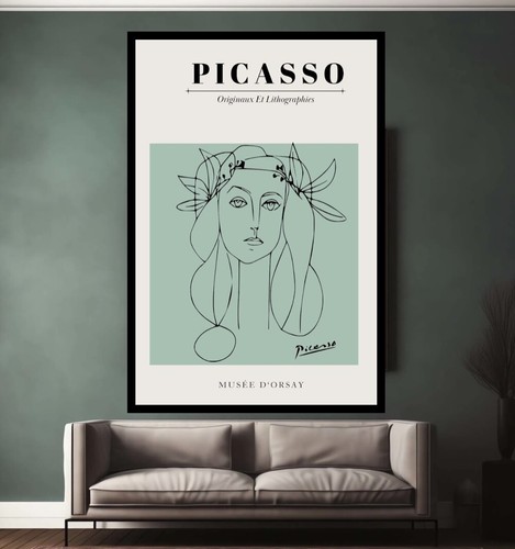 Large size picasso print - size,
