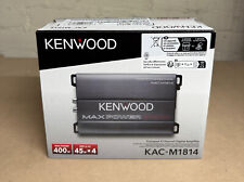 KENWOOD CAR AMP AMPLIFER 4 FOUR MULTI CHANNEL 400W MAX POWER Crossover KAC-M1814