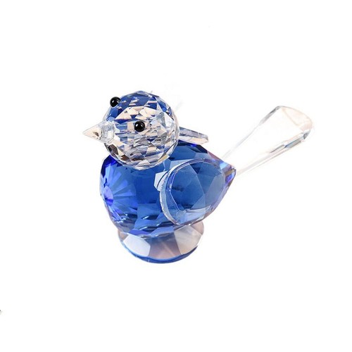 Crystal bird ornaments cute - bird,