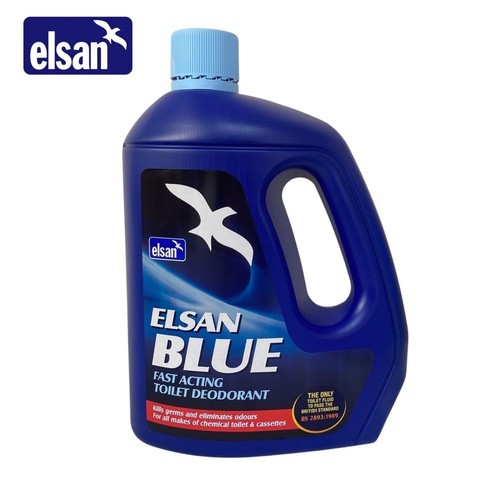 Elsan blue toilet - toilet, fluid