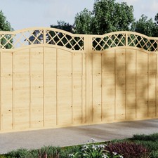 Privacy Wooden Fence Garden