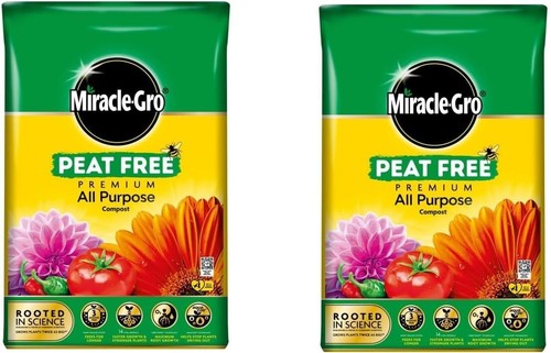 40l miracle gro peat free - peat,