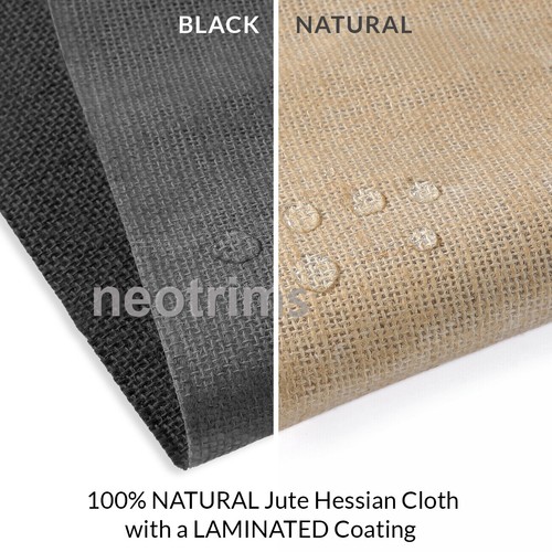 Hessian fabric laminated - fabric,