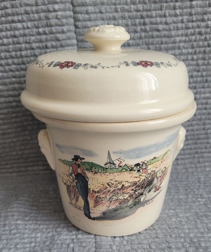 Vintage french terrine pot - vintage,