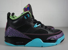 Mens Jordan Son Of Mars Low 'Gym Black Leather Mid Basketball Trainers - UK 8