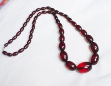 Massive art deco cherry amber - massive,