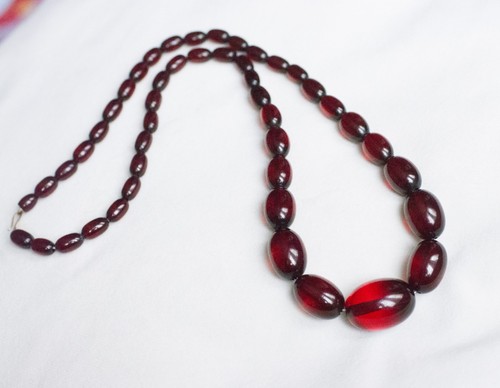 Massive art deco cherry - deco, amber