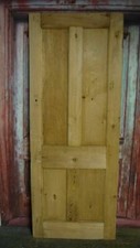 M55 (29 1/2 x 76 1/2) Old Original Reclaimed Edwardian Period Pine Door