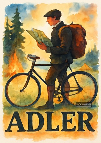 Vintage cycling bicycle poster - bicycle,