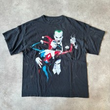 The Joker & Harley Quinn T Shirt Mens XL Batman 2008 Dancing With The Devil Tee