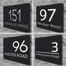 House Number Plaques