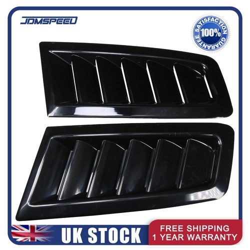 Black bonnet vents - black,