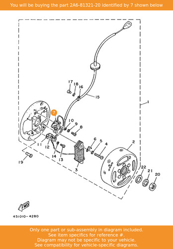 Yamaha contact breaker assy - breaker,