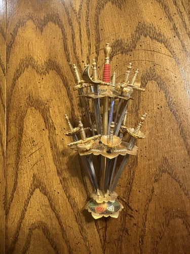 Toledo cocktail swords set - toledo,