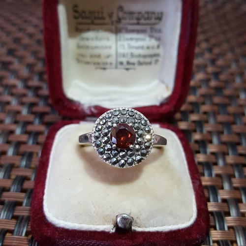 Sterling silver jewellery red - silver,