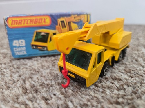 Matchbox number 49 crane - matchbox,