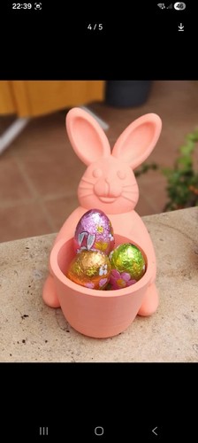 Easter bunny egg holder - egg, stand