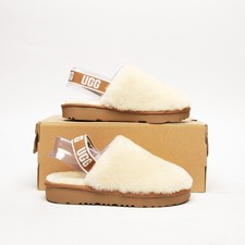 UGG Fluff Yeah Clogs Children's Brown SIZE 13 Casual Shoes