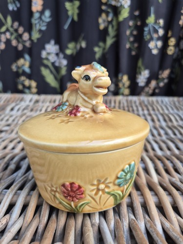Vintage jersey cow butter dish - jersey,