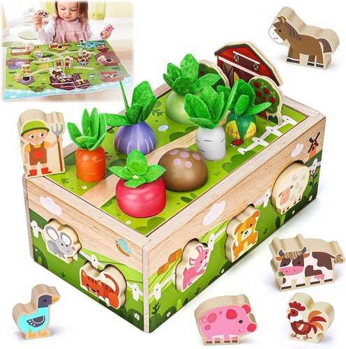 Montessori wooden sensory toys - montessori,