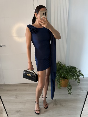 Lib navy blue polyester - , &