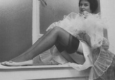 Mature Lady In Black Nylon