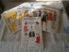 Vintage Late 1960s Ladies Sewing Patterns Tops Skirts Day Dresses Super Cute WOW