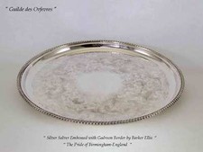 Silver Salver Round, Applied