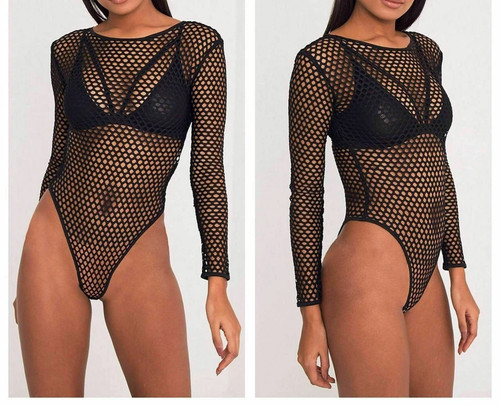 Womens ladies long sleeve mesh - womens,